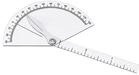 Catelves Winkelmesser, Goniometer, Goniometer Physiotherapie, Winkelmesser Physiotherapie, Transparent Finger Goniometer für Physiotherapy, Sports Therapy