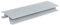 Korner Sockelblende Eckverbindung Aluminium Gebürstet 100mm | Sockellesite | Sockelprofil | Küchensockel | Eckverbindung | Eckverbindung | Zubehör