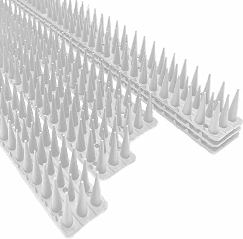 Estacas de seguridad para pared y valla, para evitar trepar sobre paredes y vallas, ideal para mantener alejadas palomas, pájaros, ardillas, gatos, adecuados para vallas, balcón, techos