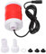 Tauchpumpe, Mini-Entwässerungspumpe, Teichpumpe, Aquarium, Umwälzpumpe, Tauchpumpe, Kleine Pumpe, Leise, Hubhöhe 6 M, DC 12 V, Fördervolumen 700 L/h