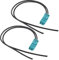 Be In Your Mind 2 Stück 2 Pin Buchse Reparaturkabel Ersatz 61132360043 61136925634 Kompatibel mit BMW 2 Pin Kabelsatz Stecker Autozubehör