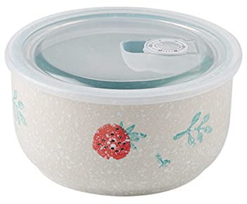 Bols à ramen en céramique, bols en porcelaine for soupe, bols à soupe, bol à nouilles instantanées en céramique de 800 ml avec couvercle, grande tasse de nouilles instantanées mignonne, bol à micro-on