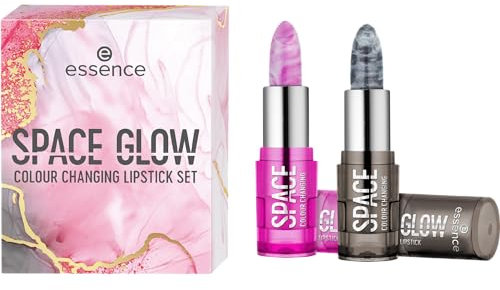 Essence Space Glow Colour Changing - Juego de pintalabios (1 unidad)