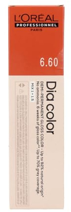 L'Oreal Professionnel Paris 3474637207861 Semi-permanente Haarfarbe, Dia Color Nr. 6.60, 60 ml