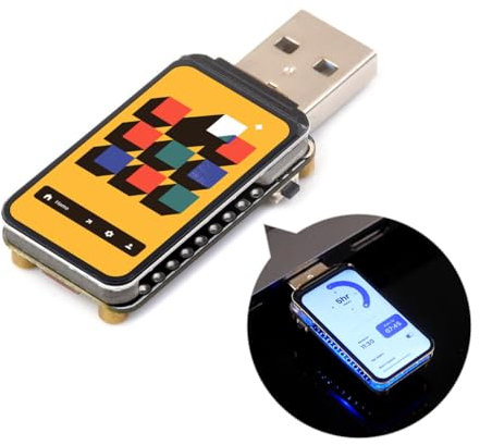 Waveshare ESP32-S3 1.47inch LCD Display Development Board, 72×320, 262K Color, Dual-core Processor Up to 240MHz Frequency, Supports WiFi & BLE 5, with Colorful RGB LED, ESP32 with Display