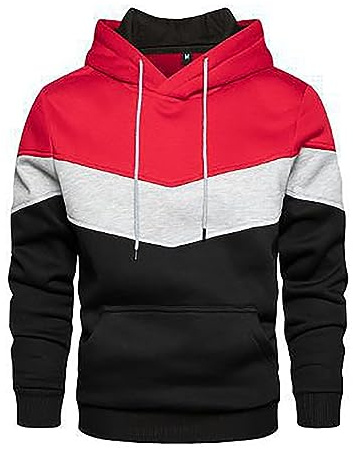 DUHGBNE Meine Bestellungen Anzeigen 2024 Sweatshirts FüR Herren 2023 Und Winter Straße Casual Sport Pullover Lose Seite Naht Farbe Passenden Jugend Mit Kapuze Herren Pullover Sale Marken Angebote