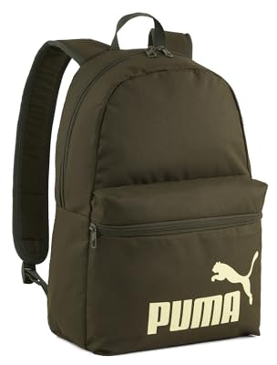 PUMA Phase Backpack Zaino, Luna In Oro Oliva Scuro, Taglia unica Unisex - Adulto