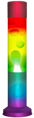 Nova® Baby Lamp | 13 Mini Sensory Motion Lamp – Rainbow Colour | Calming Night Light for Nursery or Kids’ Room | Compact Design with Aluminium Base and Cap