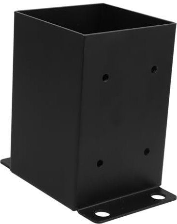 OSALADI Holzpavillonpfostenbasis 4x4 Deckstützbefestigungen Zaunpfostenankerboden Für Außenstrukturen