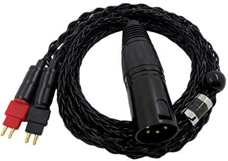 KADSXIYA Cavo di ricambio bilanciato XLR a 4 pin per cuffie hd600 hd650 hd580