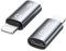 RAVIAD Adaptateur Microphone USB C vers Lightning Lot de 2, Lightning Mâle vers USB C Femelle pour Microphone de Lavalier pour iPhone, Pas pour Écouteurs/Transmission de Données