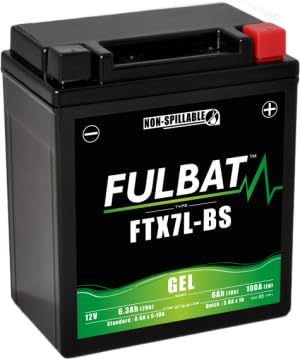 YTX7L-BS Batterie Full Bat Gel Suzuki Sixteen 125 150 2008 2009 2010 2011