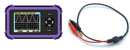 LEIDJGUN Oscilloscope numérique de type C rechargeable 8,33 MSa/s Taux d'échantillonnage 1 MHz Bande passante Oscilloscope portatif générateur de signaux