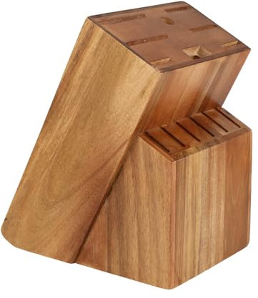 Soporte Cuchillos Cocina,Porta Cuchillos Cocina,Soporte De Cocina Con 14 Ranuras,De Madera (Sin Cuchillos) -Taco Cuchillos,Bloque para Cuchillos para la Cocina,Ideal Para El Uso En La Cocina