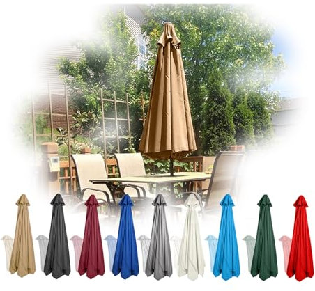 JDFVHJF cantilever replacement parasol canopy 6 8 arms 3.5m 3.0m 2.7m 2m