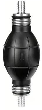 Pompes À Essence Pompe À Carburant Manuelle 8 Mm Tuyau en Caoutchouc Et Aluminium Poire D'amorçage Manuelle Carburant Diesel Distribution D'essence Automobile Bateau Robinet De Carburant(8mm)