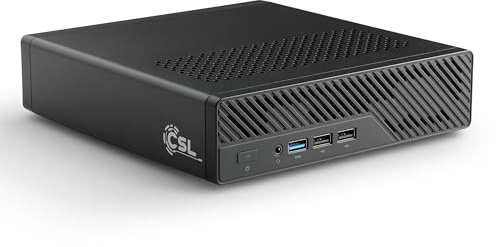Mini PC CSL TitanBox Windows 11 Pro, Intel Core i9-12900H, 14 Coeurs (6+8), 6X 5000 MHz Turbo, 2000 Go M.2 SSD, 64 Go DDR5-RAM, Intel Iris XE Graphique, HDMI 2, USB 4, Thunderbolt 4, BT 5.2, AX WLAN