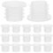 CHICAMPERA 100 Piezas Tapas de Botella de Plástico Tapones Reutilizables para Sellado de Tarros Diseño Compacto y Efecto para Botellas de y Bebidas