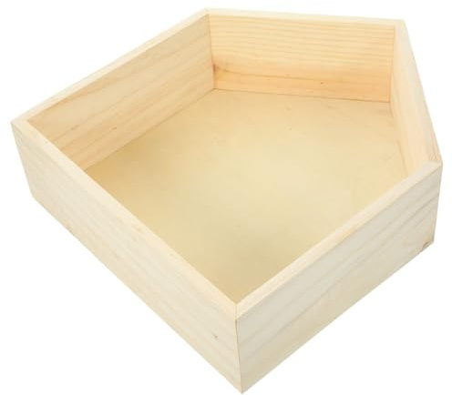 HAMPPLIES Wandregal in Hausform Schwebendes Wandregal Aus Holz Für Wohnzimmer Schlafzimmer Büro Und Küche Wanddekorregal Zur Aufbewahrung Von Toilettenartikeln Seife Und Deko 10.83X9.45X3.15in
