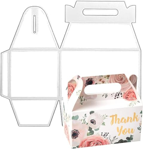 KQDRAVINE Stanzschablonen Box, Prägeschablonen Stanzschablonen Schachtel Geschenkbox und Grußkarte Metall Stanzformen Stanzbögen Süßigkeitenbox Prägeschablonen Cutting Dies Party Hochzeit Gastgeschenk