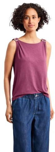 Street One Top mit Schulterdetail Dark Clouded Blush 38