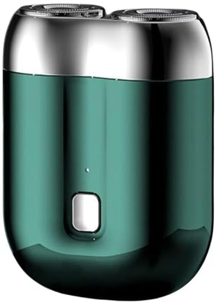 Mini Macchina da Barba Elettrica USB Ricaricabile a Secco e Umido per Testa | Rifinitore Viso Portatile Impermeabile Rasoio Elettrico Impermeabile Naso Sopracciglia Testa U