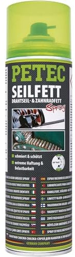 PETEC Seilfett Unterbodenschutz Hohlraum Schutz Drahtseilfett Zahnradfett. Schmierfett Kettenfett KFZ Korrosionsschutz Steinschlagschutz (500 ml)