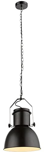 GLOBO Hängeleuchte, Metall, 40 W, Schwarz