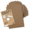 50x Vintage Kraftpapier DIN A4 410gr natur-braunes Recycling-Papier Bastel-Karton Künstler-Karton Künstler-Pappe - UmWelt by GUSTAV NEUSER