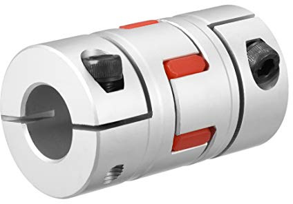 sourcing map Raccord d'arbre de 19 mm à 19 mm - Alésage L66 x D40 - Joint de coupleur flexible pour moteur pas à pas