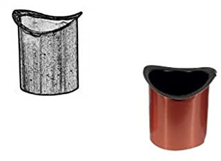 T.E.G. METALLI S.R.L. Bocchetta per Grondaia Canale Sagomata Vari Diametri e Vari Materiali (80, Alluminio/Rame)