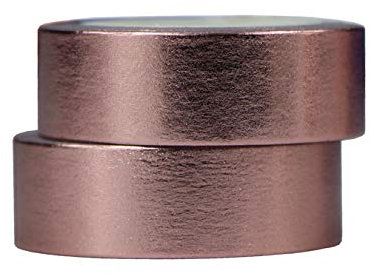 aufodara 2 Rollen 10m x 15mm Washi Tape Set Deko Klebeband Glitter Metallic Goldfarbe DIY Scrapbook Basteln (Rosegold)