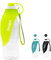 Petsoigné Bouteille Eau pour Chien Portable Gourde Chien Voyage en Silicone pour Extérieure (Vert)
