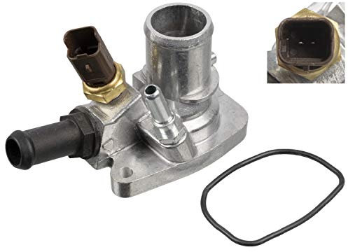 febi bilstein 170513 Termostato con alloggiamento, guarnizione e interruttore di temperatura, 1 pezzo