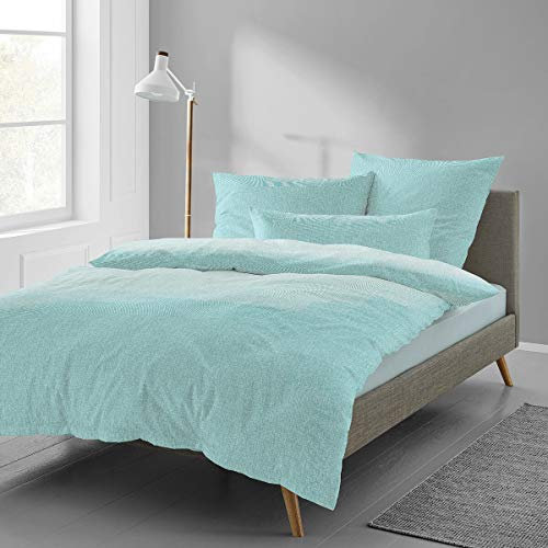 Irisette Essential Mako-Satin Bettwäsche Carla Jade, 1 Bettbezug 240 x 220 cm + 2 Kissenbezüge 80 x 80 cm