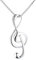 Belons Damen Kette Musik 925 Sterling Silber Musiknote Anhänger Halskette Note Kette mit Anhänger für Mädchen Kinder