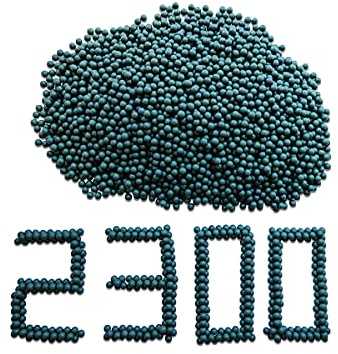 GM&BW 2300 Stücke 2,4Kg Schleuder Munition Zwille Steinschleuder Ton Munition Größe von 9,5 mm