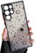 ZTOFERA Hülle Kompatibel mit Samsung Galaxy S22 Ultra 5G, Planet Sterne Muster Handyhülle Kratzfest Stoßfest Schutzhülle Matt Frosted Harte PC Rückseite Hülle mit Silikon Bumper Cover, Schwarz Sky