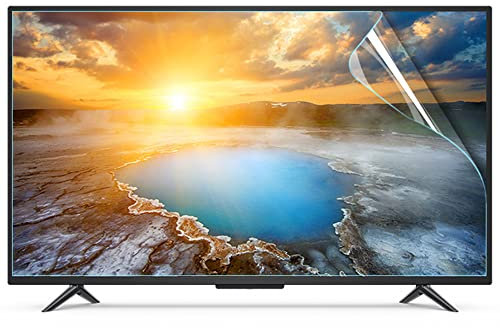 JANEFLY 34 Inch Anti Glare TV Screen Protector, Anti Blue Light Frosted Anti-Radiation Ultra-Clear Film, for LCD, LED, 4k OLED & QLED HDTV, 34(815 * 345mm)
