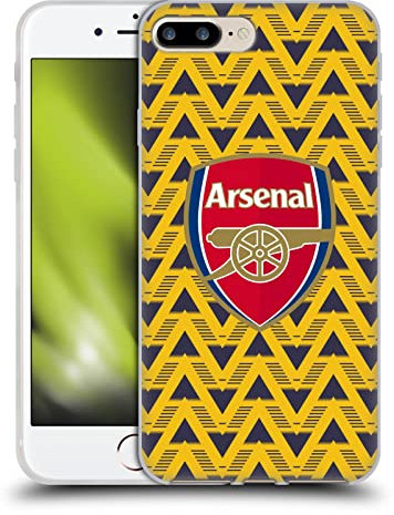 Head Case Designs Officially Licensed Arsenal FC Bruised Banana Logos Gel Case [Military Grade Protection] Compatible With Apple iPhone 7 Plus/iPhone 8 Plus
