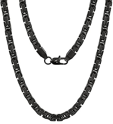 VEXXS Byzantinische Kette (Schwarz-6mm, 55.00)