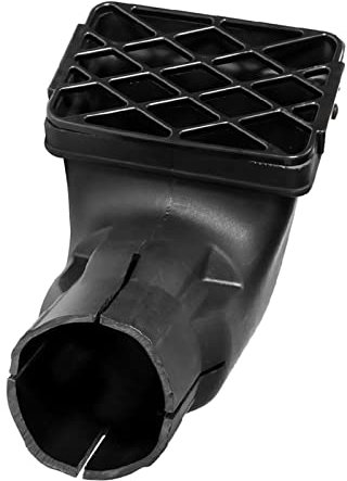 NLAVW Kompatibel mit SUV Auto Schwarz Auto Air Intake Ram Fit Off Road Ersatz Mudding Snorkel Head Air Intake Ram Head