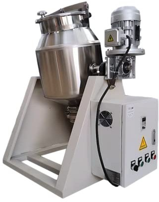 Mélangeurs de farine industriels portables à double cône mélangeur mélangeur mélangeur pour poudre sèche cosmétique