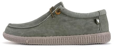 WALK IN PITAS | WP150 WALLABI Washed | Mocasines de Hombre | Náuticos Casual | Zapatillas de Verano | Zapatos Casuales | Zapatos Walkinpitas | Kaki 42