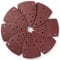 SATC Mouse Sander Pads 40-Piece 40/60/80/120 Grits Mouse Sanding Pads 11 Holes Detail Sander Pads Hook and Loop Mouse Palm Sanding Paper Sandpaper for Mouse Sander