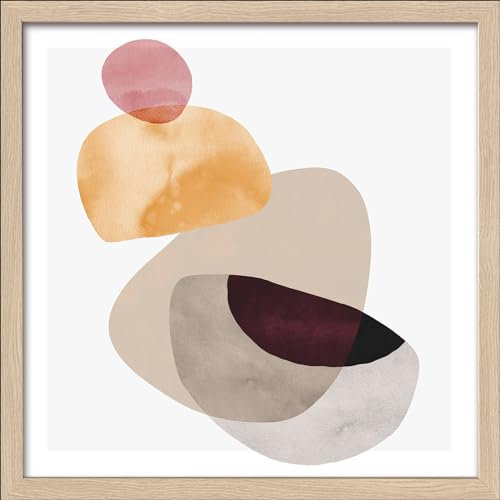 Pro-Art gerahmtes Wandbild Slim Scandic Abstract Shapes lV, 32,5x32,5 cm