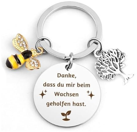 OZOSHINE Abschiedsgeschenk Lehrerin Schlüsselanhänger - Geschenke Für Erzieher/Lehrer - Unisex - Metall oder Plastik - Sentimental, Practical