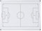 Bi-Office Maya Magnetisches Fußballbedrucktes Whiteboard - A4 - Lackierte Stahloberfläche mit Aluminiumrahmen