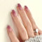 Matte Press on Nails 24 Pcs, Purple Fake Nails, Acrylic Full Cover False Nails for Women and Girls, Nail Glue Included