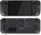 eXtremeRate Carcasa Transparente Compatible con Steam Deck OLED Portátil Accesorios Placa Frontal Cubierta Trasera y Trackpad Funda Case con Botones para Steam Deck OLED-Consola NO Incluida(Negro)